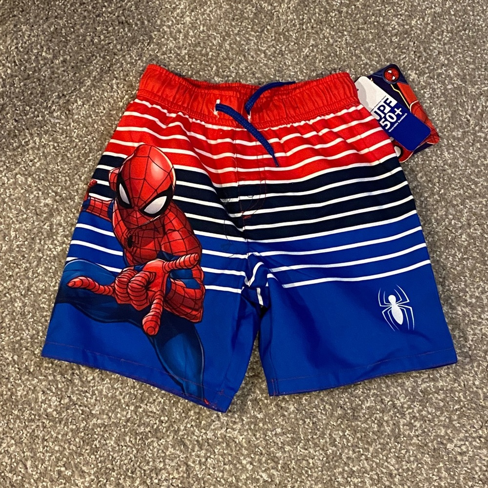 NWT Spider-Man Swim Trunks